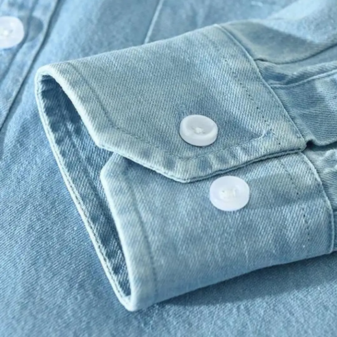 Denim Point Collar - Shirt