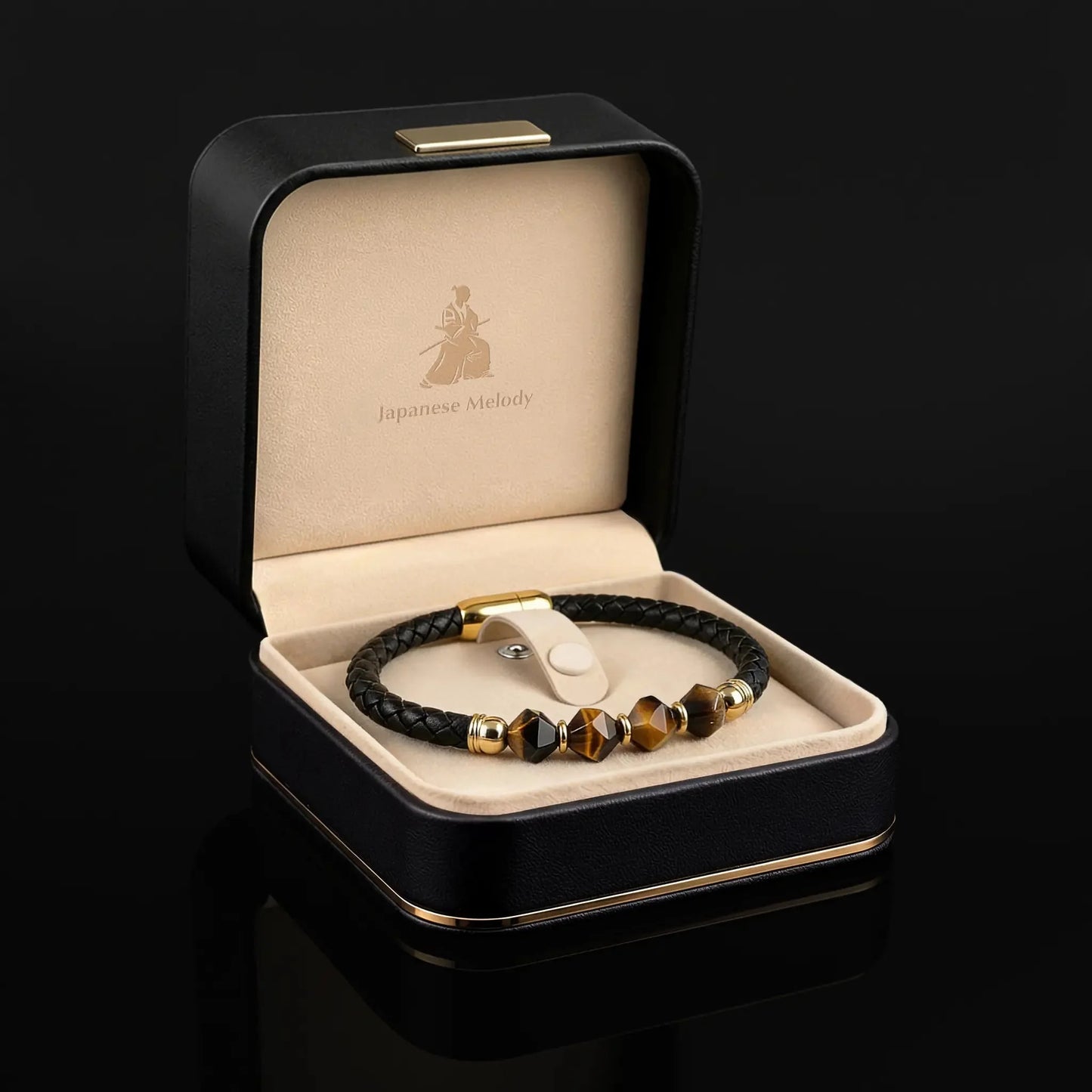 TORA no ME — Tiger Eye Braided Bracelet