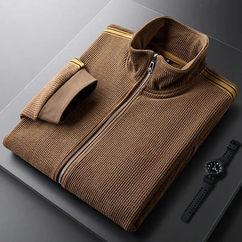 Corduroy Zip-Front - Tracksuit Set