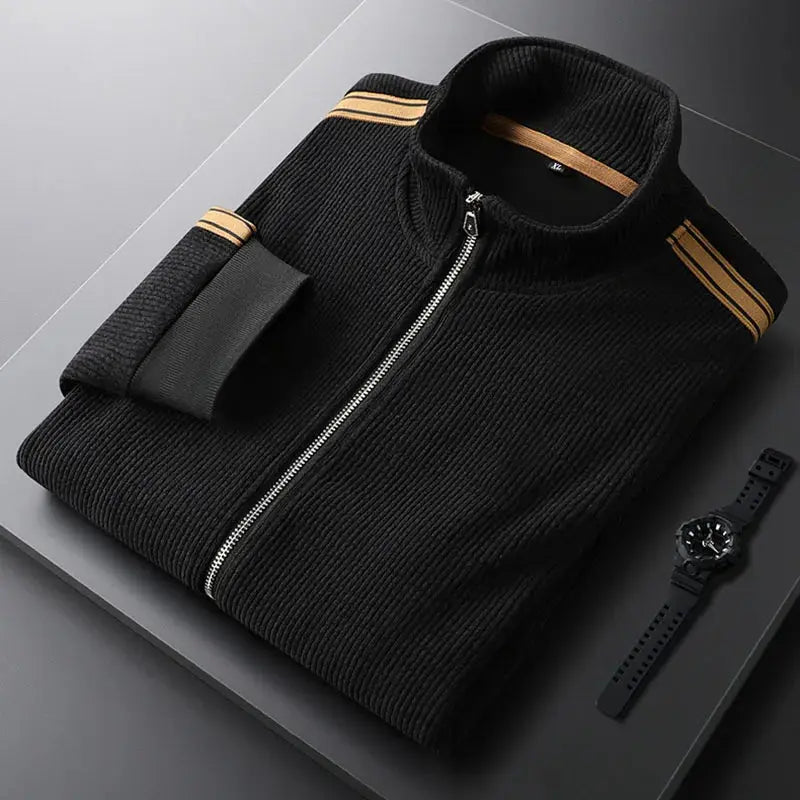 Corduroy Zip-Front - Tracksuit Set