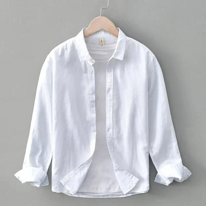 Cotton-Linen Blend Button-Up - Shirt CASA LARO