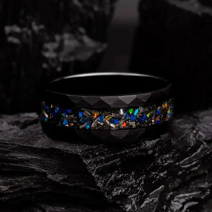 AION — Galaxy Opal & Meteorite Ring
