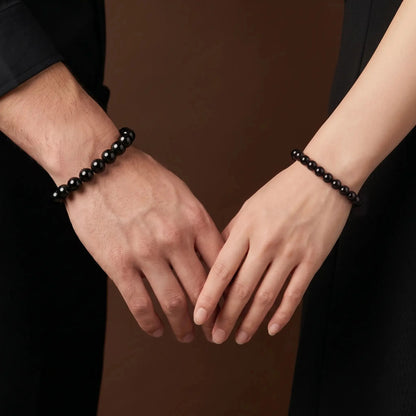 SHINOBI SET — Black Onyx Matching Bracelets