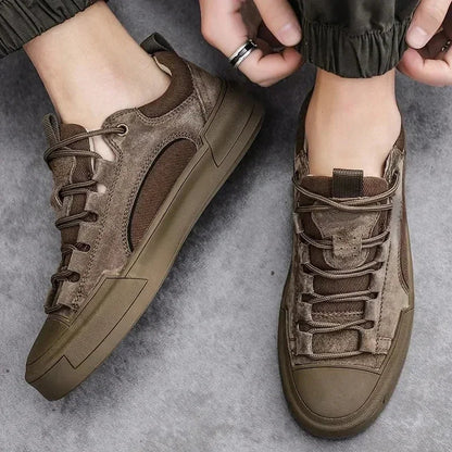 Highland Leather Low-Top - Sneakers