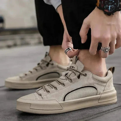 Highland Leather Low-Top - Sneakers