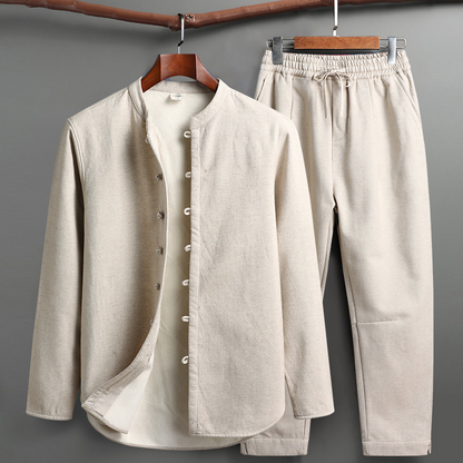 Kyoto Linen Relaxed Fit - Two-Piece Set CASA LARO MEN