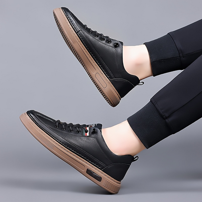Leather Lace-Up Low-Top - Sneaker