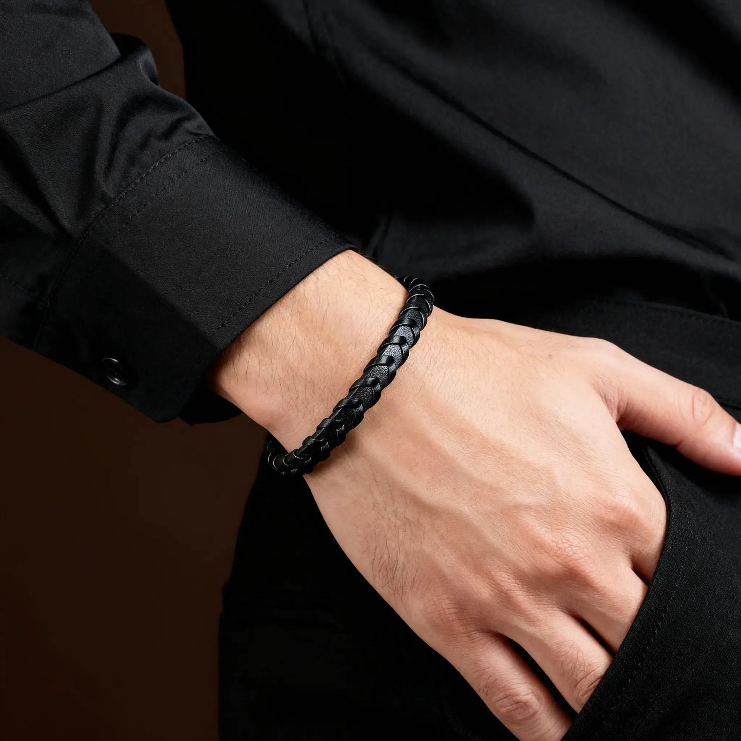 KOKORO — Black Braided Bracelet