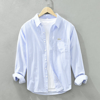 Marseille Striped Linen - Shirt CASA LARO