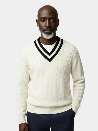 Minimalist V-Neck Sweater - Caay Shop