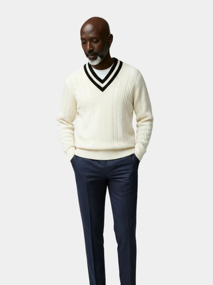 Minimalist V-Neck Sweater - Caay Shop