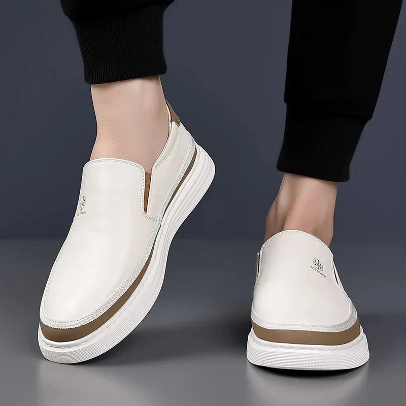 Moderno Leather Slip-On - Loafers