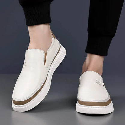 Moderno Leather Slip-On - Loafers