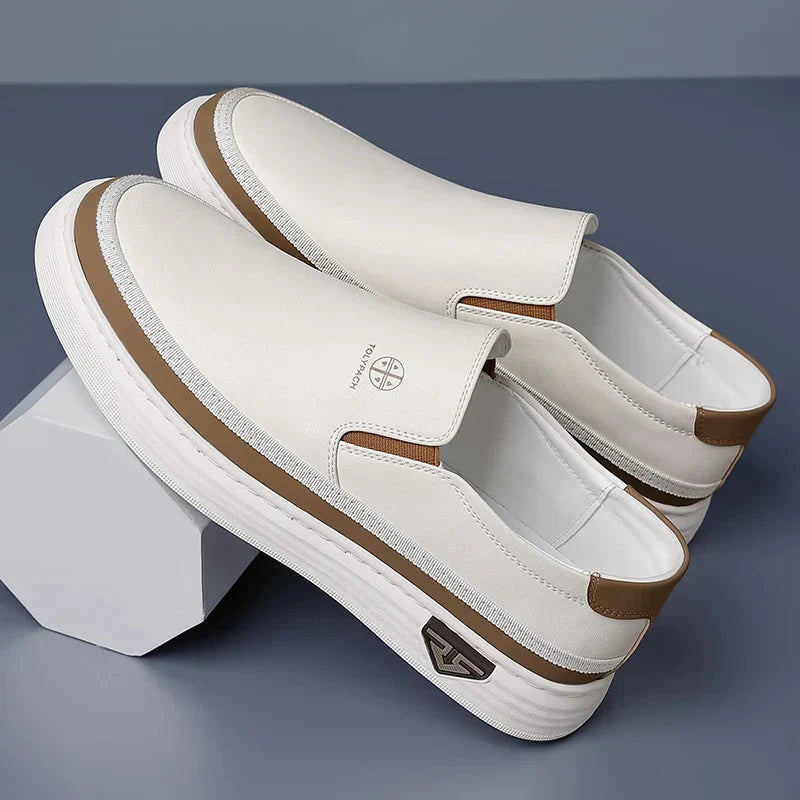 Moderno Leather Slip-On - Loafers