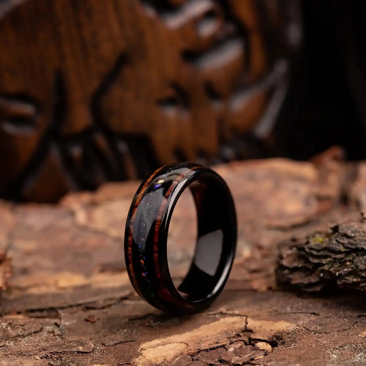 HOSHIKAGE — Nebula & Oak Ring