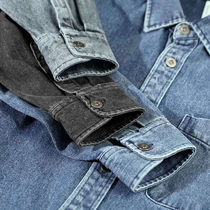 Stone-Washed Denim - Shirt