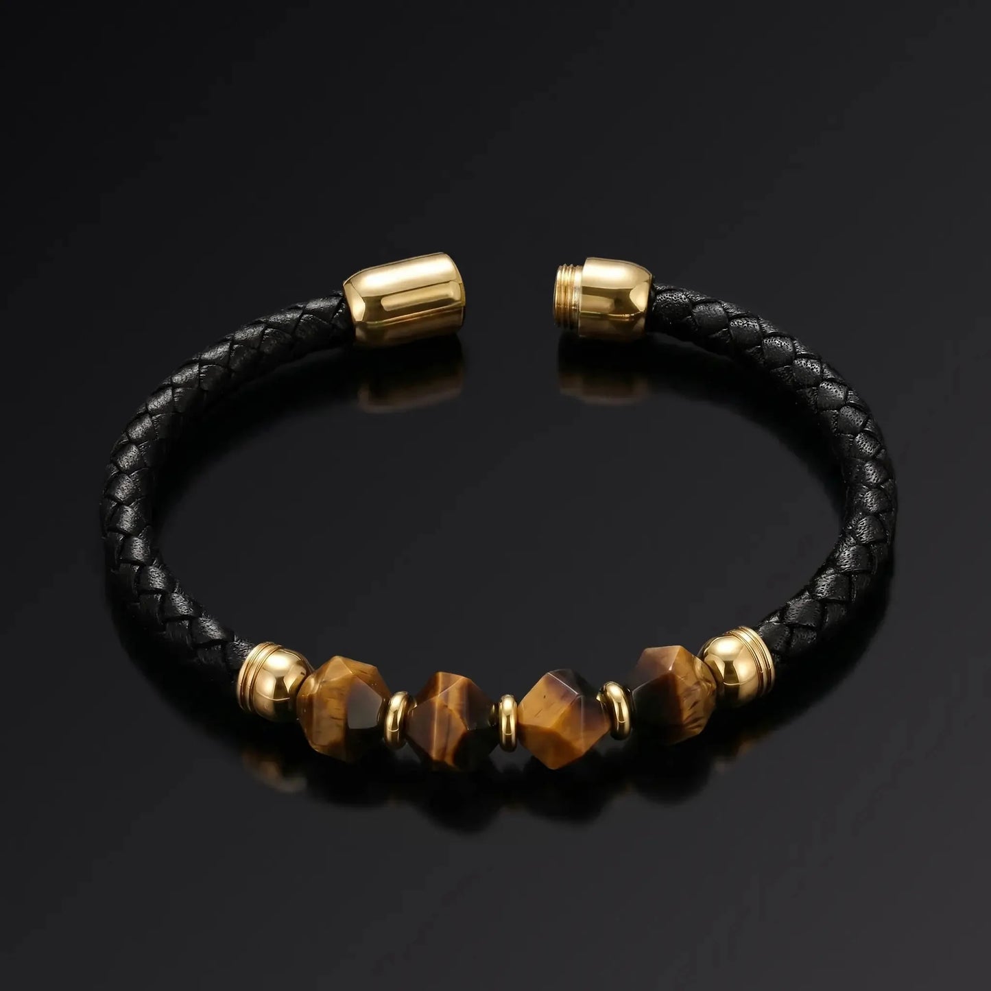 TORA no ME — Tiger Eye Braided Bracelet