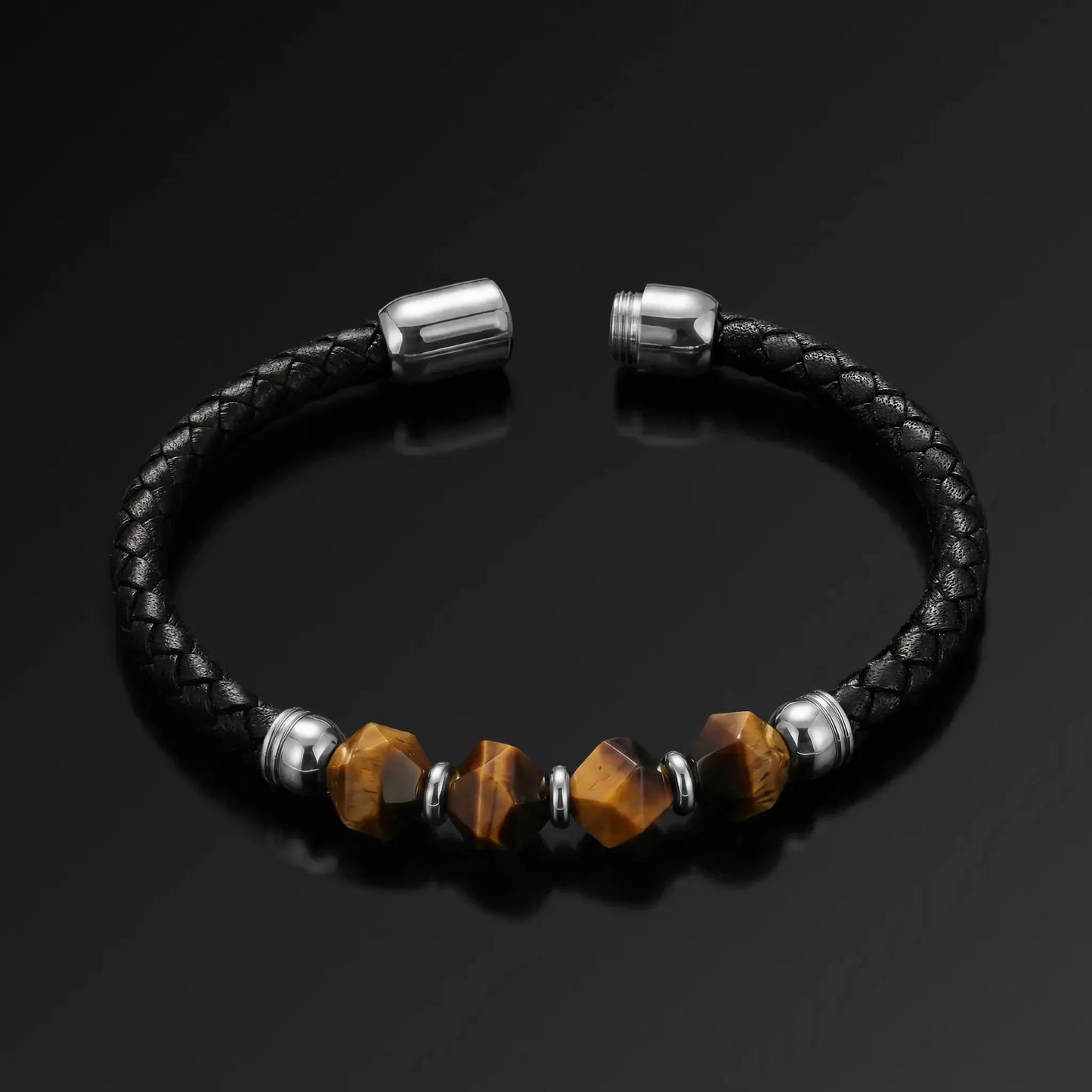 TORA no ME — Tiger Eye Braided Bracelet