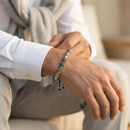YORU — Obsidian Platinum Bracelet
